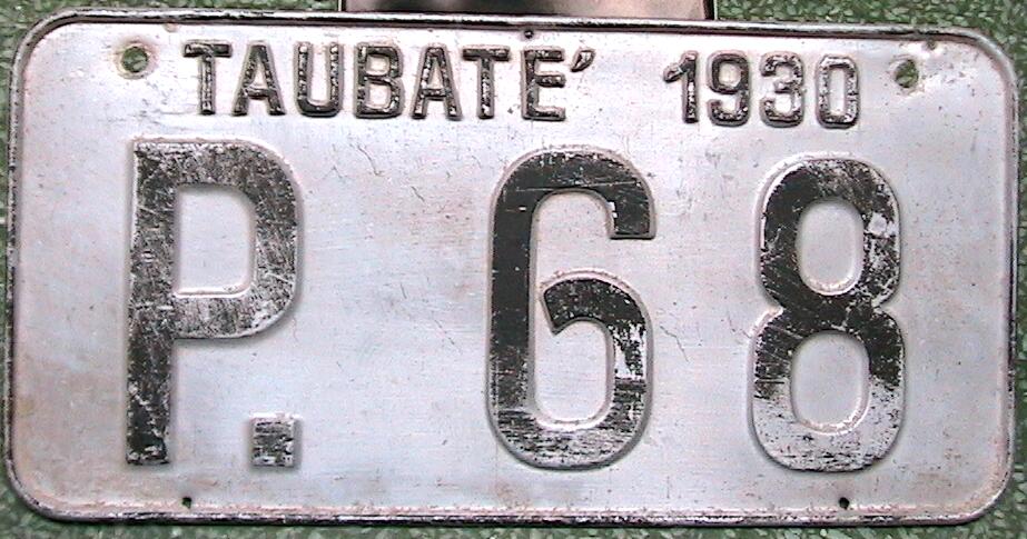(BR_20s-41,30)-Sao_Paulo,Taubate_P-68_(b-w)_plate_anonvb