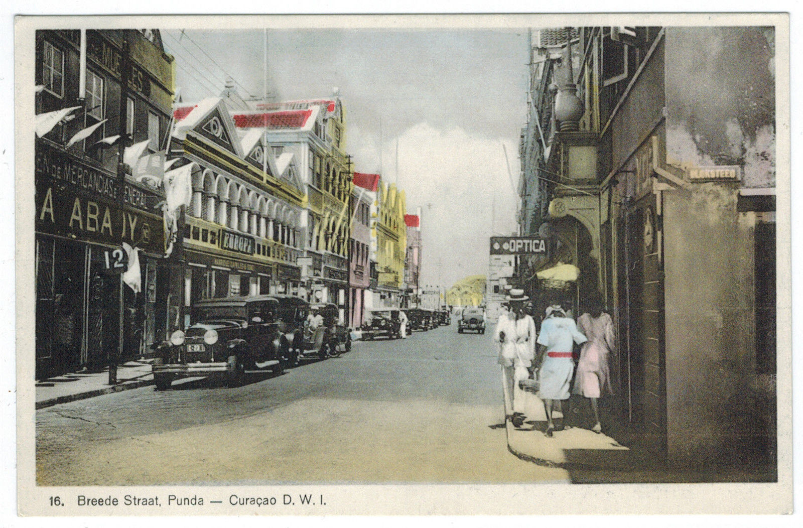 (NA_Curacao_29)_C-23_Breedestraat,_postcard_weebly-comPL