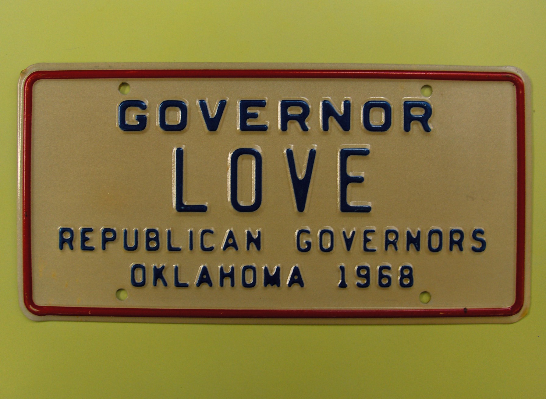 OK_VARIOUS_1968-1968-1_3M_COMPANY_PROMOTIONAL_SOUVENIR_JOHN_ARTHUR_LOVE_-_COLORADO_GOVERNOR