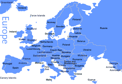 Plaque immatriculation Europe